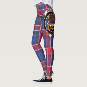 Leggings Ecosse Clan Graham De Menteith Pink Crest Tartan