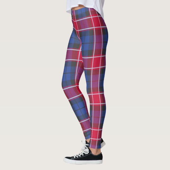 Leggings Ecosse Clan Graham De Menteith Pink Tartan Women (Gauche)