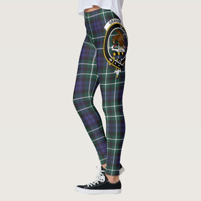 Leggings Ecosse Clan Graham De Montrose Moderne Crest Legg (Gauche)