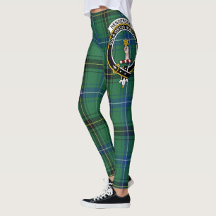 Leggings Ecosse Clan Henderson Crest Tartan Femmes Leging