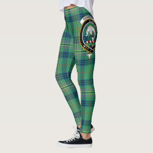 Leggings Ecosse Clan Kennedy Ancienne Crest Tartan Femmes