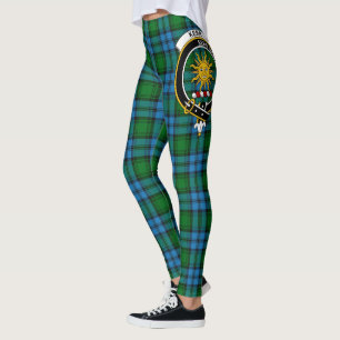 Leggings Ecosse Clan Kerr Chasse Crest Tartan Femmes