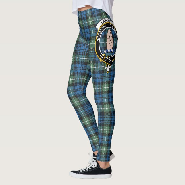 Leggings Ecosse Clan Lamont Ancienne Crête Tartan Femmes (Gauche)
