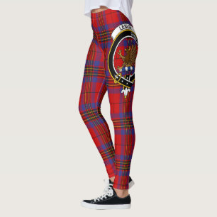 Leggings Ecosse Clan Leslie Crest moderne Tartan Femmes