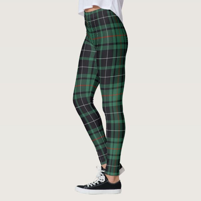 Leggings Ecosse Clan MacAulay Chasse Tartan Femmes (Gauche)