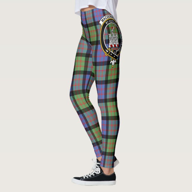 Leggings Ecosse Clan Macdonald De Ranald Crest Tartan (Gauche)