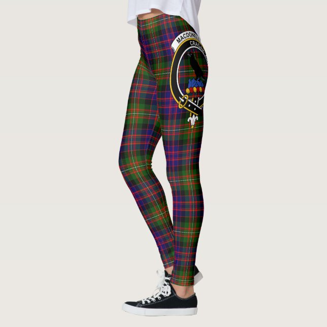 Leggings Ecosse Clan MacDonell De Glengarry Moderne Crest (Gauche)