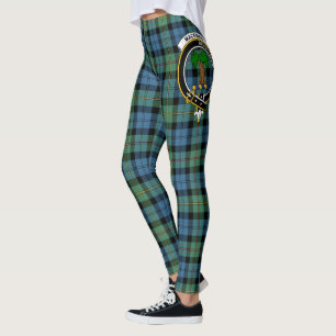 Leggings Ecosse Clan MacEwen Ancienne Crête Tartan Femmes