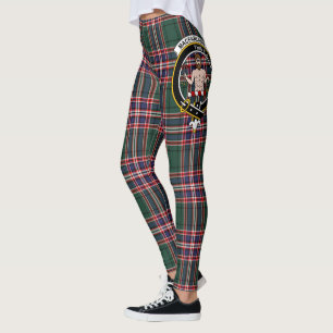 Leggings Ecosse Clan MacFarlane Crest Tartan Femmes