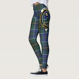Leggings Ecosse Clan MacInnes Moderne Crest Tartan Femmes