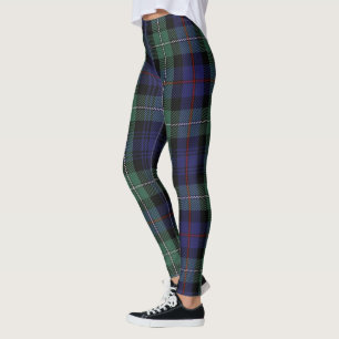 Leggings Ecosse Clan MacKenzie Moderne Tartan bleu femmes