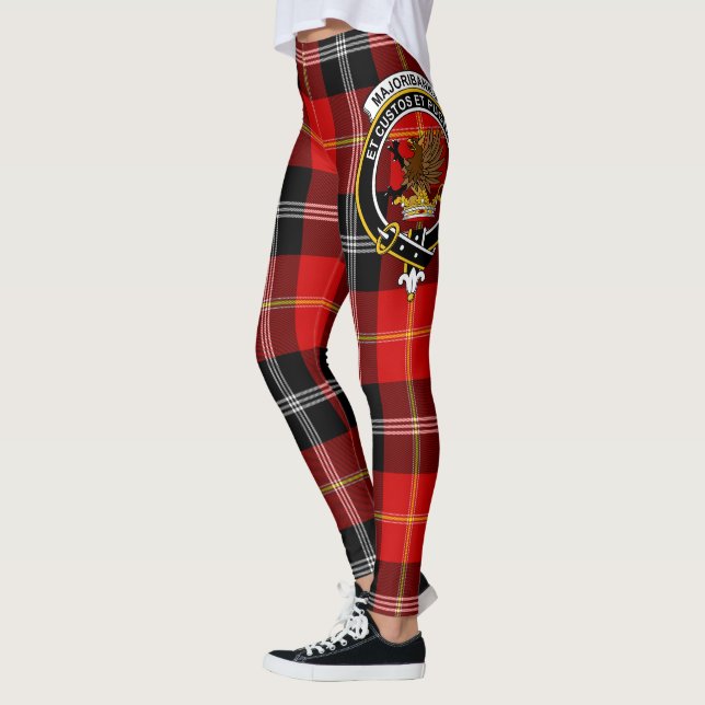 Leggings Ecosse Clan Marjoribanks Crest Tartan Femmes (Gauche)