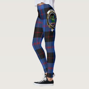 Leggings Ecosse Clan Maule Modem Crest Tartan Femmes