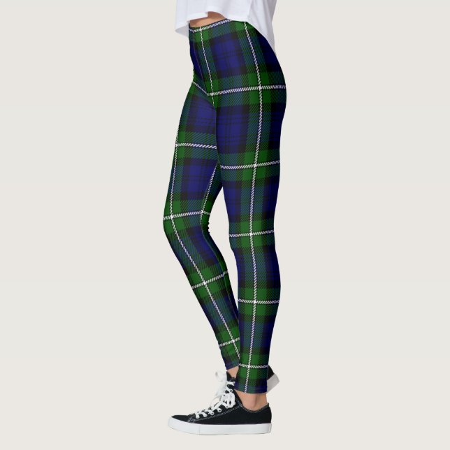 Leggings Ecosse Clan Meldrum Ancienne Tartan Femmes Leging (Gauche)