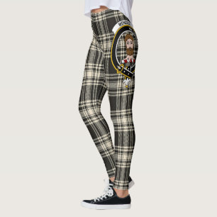 Leggings Ecosse Clan Menzies Ancienne Crête Tartan Femmes