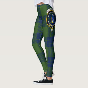 Leggings Ecosse Clan Montgomery Moderne Crest Tartan Femmes