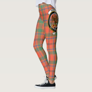 Leggings Ecosse Clan Munro Ancienne Crest Tartan Femmes