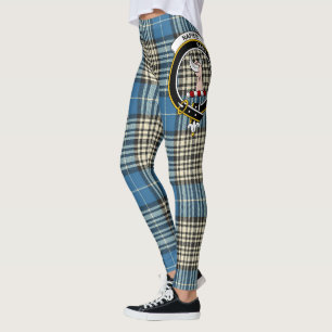 Leggings Ecosse Clan Napier Ancienne Crête Tartan Femmes