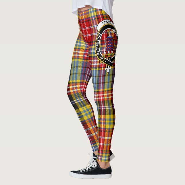 Leggings Ecosse Clan Ogilvie De Airlie Ancienne Crest (Gauche)