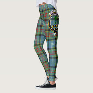 Leggings Ecosse Clan Porterfield Crest Tartan Femmes