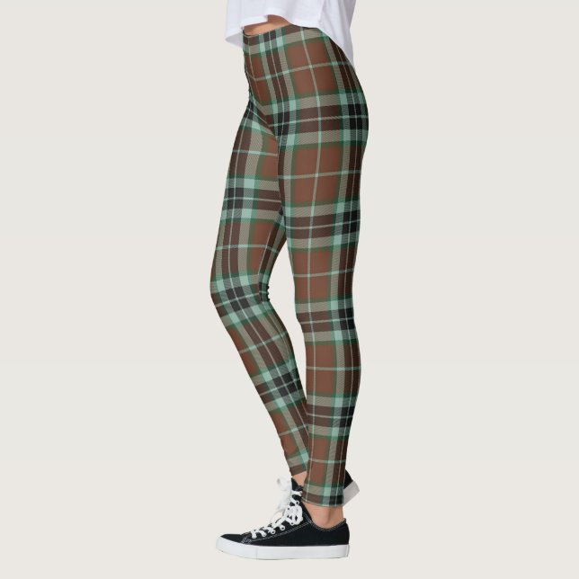 Leggings Ecosse Clan Thomson Chasse Les Femmes Tartan Moder (Gauche)