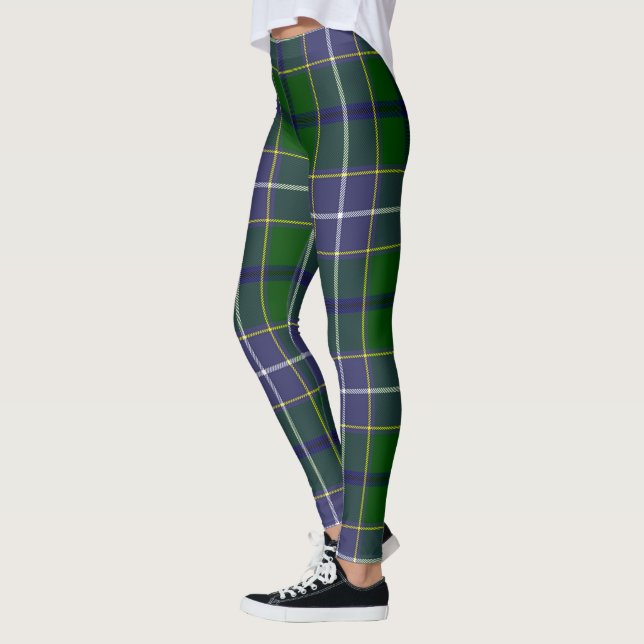 Leggings Ecosse Clan Wishart Chasse Tartan Femmes Leging (Gauche)