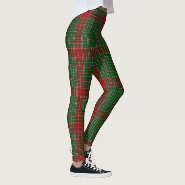 Leggings Ecosse Plaid Tartan hiver féminin de Noël (Droite)