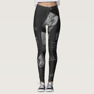 Leggings Écriture de la photo