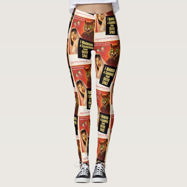 Leggings Écureuil de l'espace extra-atmosphérique (Devant)