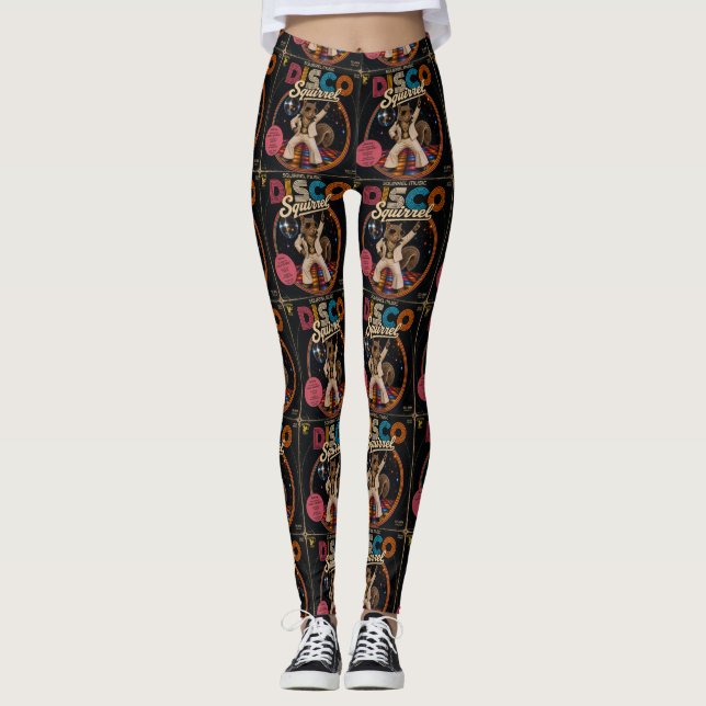 Leggings Écureuil Disco (Devant)