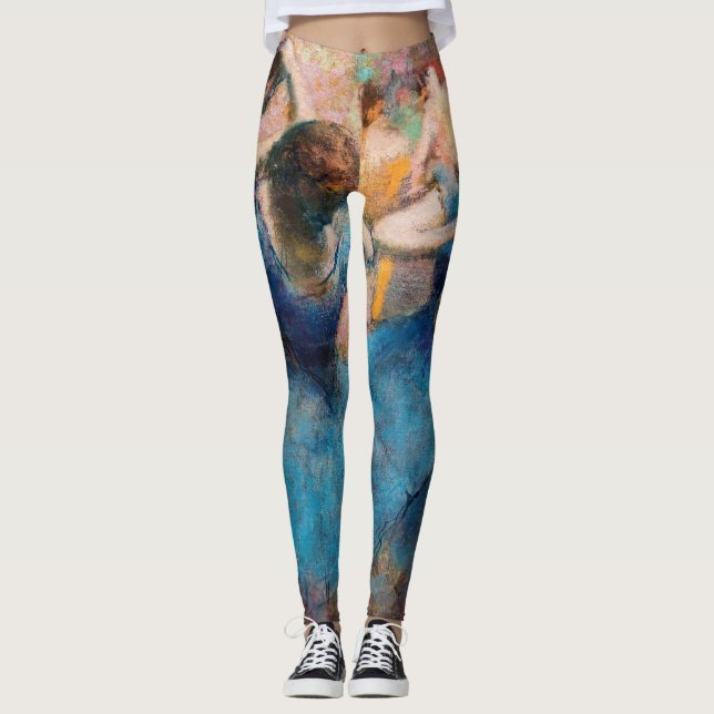 Leggings Edgar Degas - Danseuses en bleu (Devant)
