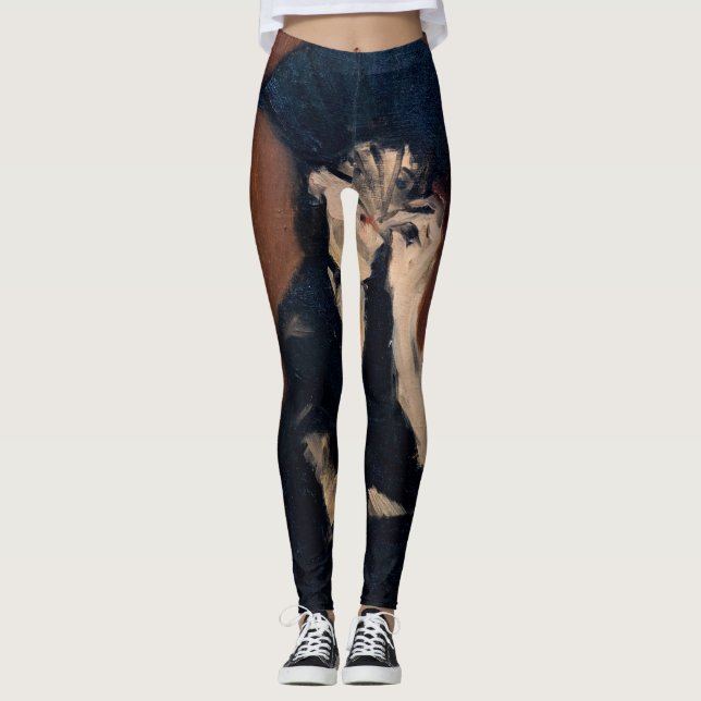 Leggings Edouard Manet - Berthe Morisot avec un éventail (Devant)