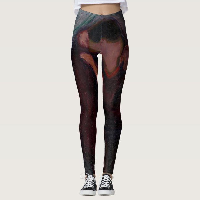Leggings Edvard Munch - Le baiser (Devant)