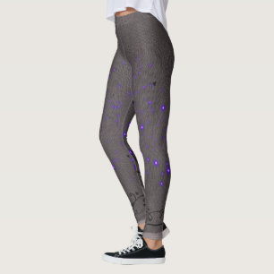 Leggings Effet de luciole violette Lacey