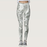 Leggings effet de marbre personnalisé<br><div class="desc">La conception personnalisée pareffet de marbre avec répéter le nom fait la jambe,  se perfectionnent pour le fanatique de yoga dans votre vie. Une partie d'une collection.</div>