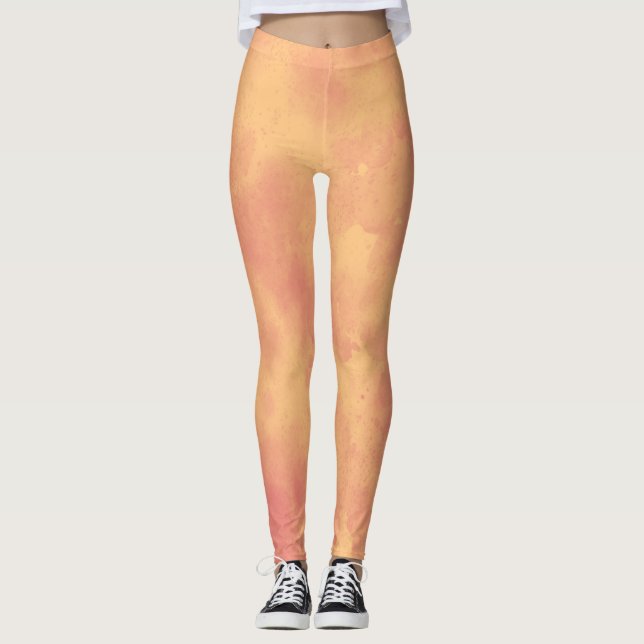 Leggings Effet nuage de tempête élégant Lever de soleil tro (Devant)