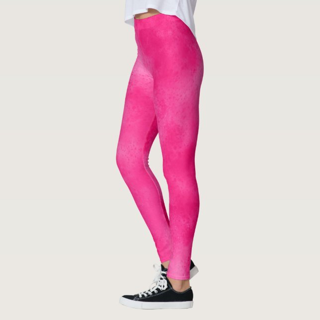 Leggings Effet nuage de tempête élégant Magenta rose (Gauche)