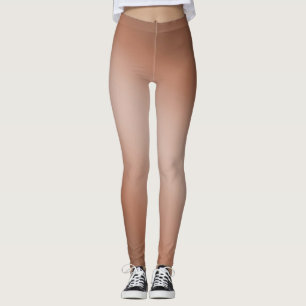 Leggings Effet ombré au clair de lune marron