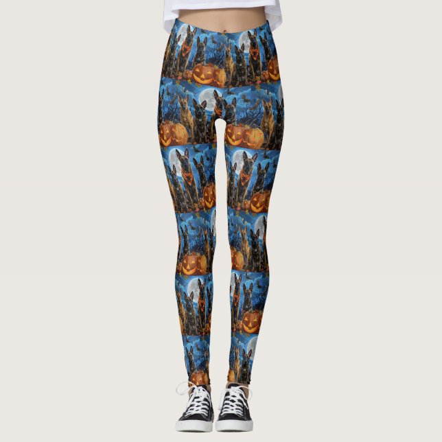 Leggings Éffrayant belge de Malinoi Halloween (Devant)