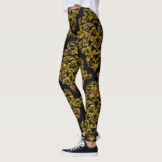 Leggings Élégance Big Sassy Damask (Gauche)