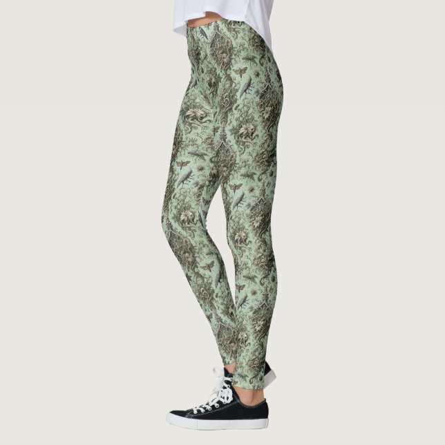 Leggings Élégance Chitineuse - Victorienne gothique (Gauche)