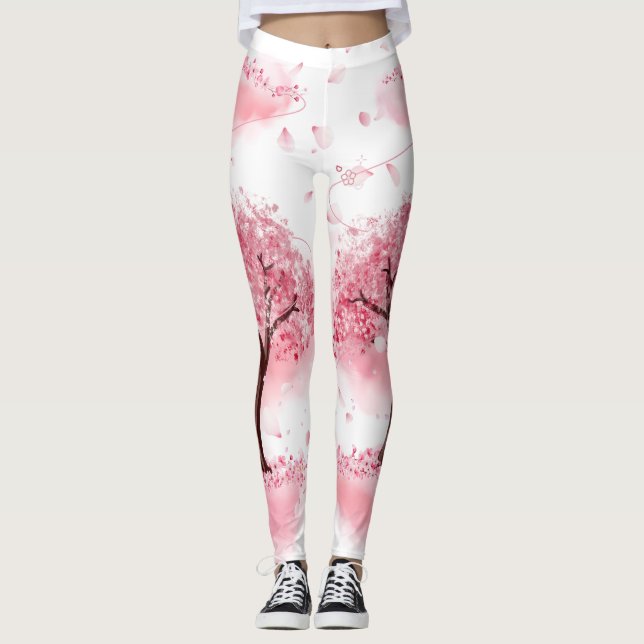 Leggings Élégance de Sakura Breeze (Devant)