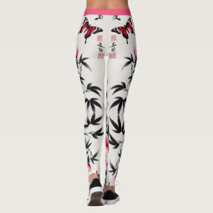 Leggings Élégance en fleurs : Impression d'harmonie florale