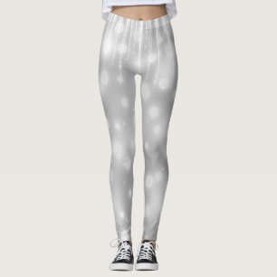 Leggings Elegant and Glitzy Gray/Grey Sparkle