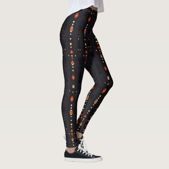 Leggings Élégant Motif de perles (Droite)