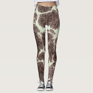 Leggings Élégant Motif moderne Gemstone Tortoise Giraffe