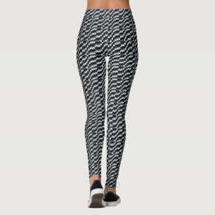 Leggings Élégant noir et blanc