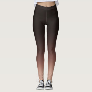 Leggings Élégant Ombre noir et beige