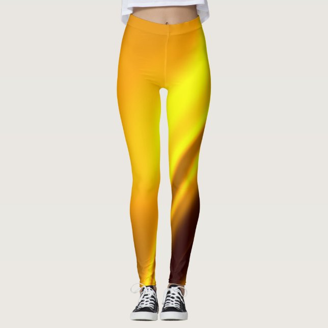 Leggings Elégant Satin Or Faux Texture Look (Devant)