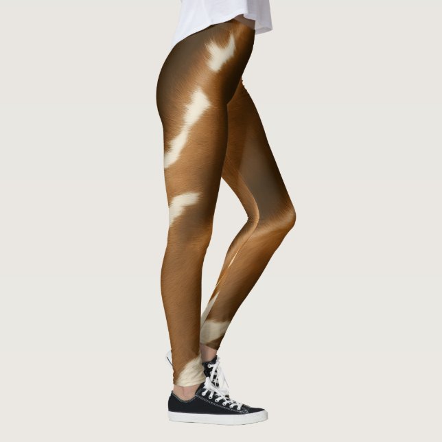 Leggings Élégante collection moderne de vache Faux cuir (Droite)